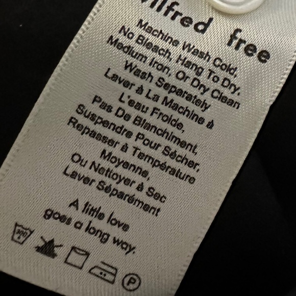 Aritzia Wilfred Free Black Western Snap Button Down Shirt (XS) - Picture 7 of 10